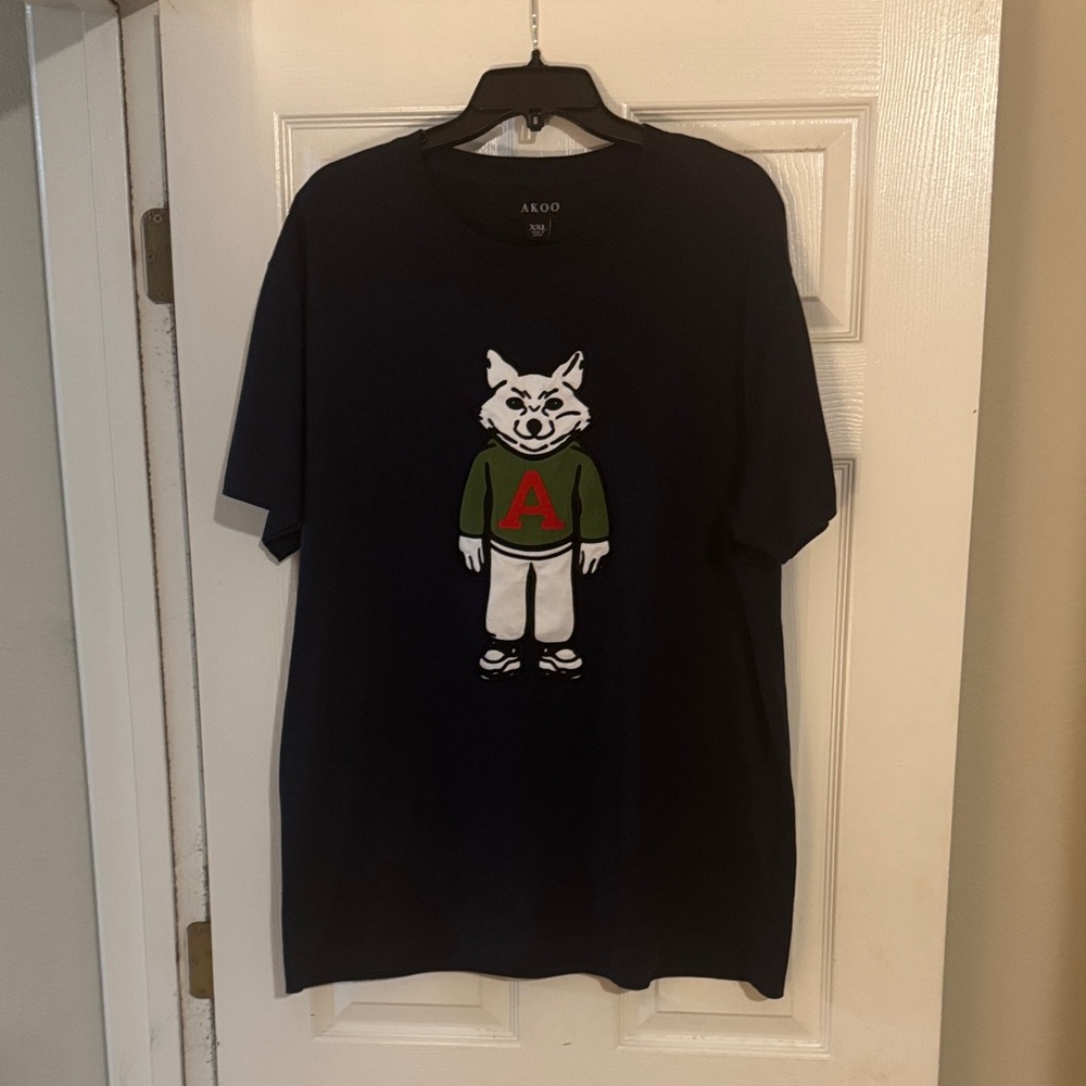 Akoo Navy T-Shirt with Character Graphic